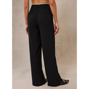 Mint Velvet Black Waist Detail Trouser